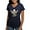 Navy, variant on CafePress - Ghost With A Funny Face Women's V Neck T Shirt - Women's V-Neck Dark T-Shirt