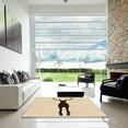 thumbnail image 7 of Ahgly Company Machine Washable Indoor Square Transitional Peru Brown Area Rugs, 4' Square, 7 of 7