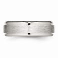 thumbnail image 3 of Stainless Steel Brushed and Polished Ridged Edge Ring, 3 of 5