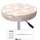 thumbnail image 4 of Balery Rabbit Fundas de asiento para taburete de bar redondo de tela de terciopelo ajustables que protegen de arañazos y manchas para sillas de 14 a 17 pulgadas.-13 inch, 4 of 7