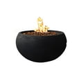 thumbnail image 1 of Modeno York Fire Bowl -Textured Black – Glass-Fiber Reinforced Concrete - Natural Gas, 1 of 7