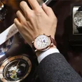 thumbnail image 3 of CHENXI Men Watch Roman Numerals Chronograph Date Wristwatch Male Leather Watches, 3 of 4