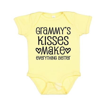 

Inktastic Grammy Kisses for Granddaughter Gift Baby Girl Bodysuit