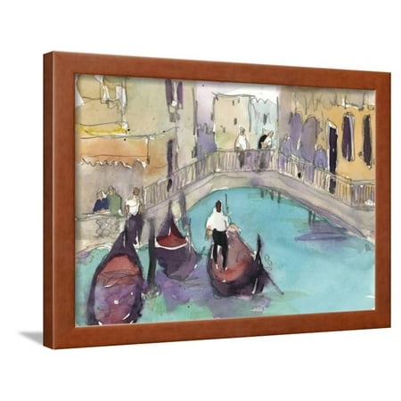 38in Framed - Venice Plein Air V Framed Print Wall Art By Samuel Dixon