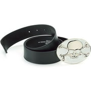 Skull and Crossbones Plaque Belt