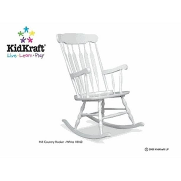 Kidkraft 18120 2 Slat Rocking Chair White Walmart Com Walmart Com
