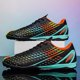 thumbnail image 3 of Zapatos de fútbol para hombre, zapatos de fútbol transpirables para entrenamiento interior, picos largos de fútbol sala, tacos deportivos ultraligeros antideslizantes para exteriores, hierba, 3 of 5