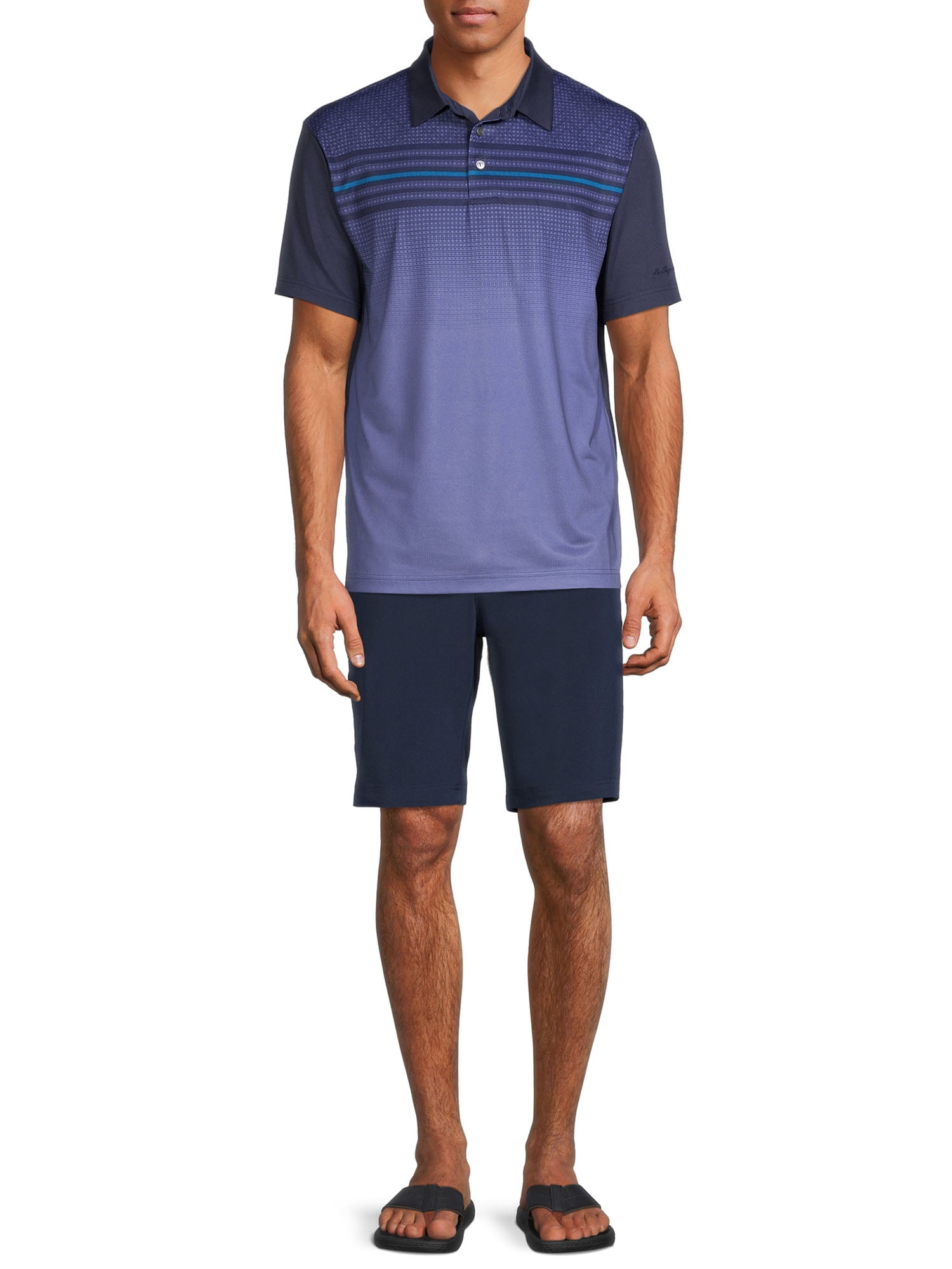Ben Hogan Men's Performance Solid Active Flex Waistband 4-Way Stretch Golf Cargo Short