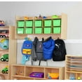 thumbnail image 6 of RRI Goods 10-Section Wood Toy Cubbies Storage w Lime Green Plastic Bins, 6 of 10