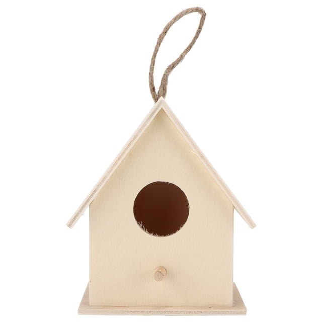 Kit De Casas Para Pájaros, Tablero Compuesto, Casa De Pájaros De Madera Duradera, Estilo Clásico De Cabaña De Madera, Hermoso Para Habitar Para Pájaros Salvajes Para Patio ANGGREK AC8746