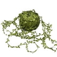 thumbnail image 2 of KEINXS 100 meters Olive Leaf Sequins and Fur Ribbon for rattan silk cloth willow leaf wreath DIY Decoration, 2 of 5