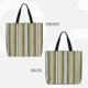thumbnail image 2 of Easygdp Colourful stripes Bolsa Tote para Mujer, Bolso de Hombro para Trabajo, Playa, Viajes, Compras y Supermercado, 2 of 7
