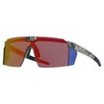 thumbnail image 2 of Piranha Eyewear Backcountry Flip Up Shield Sunglasses for Men with Red Mirror Lenses, 2 of 8