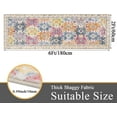 thumbnail image 6 of Ileading 2' x 6' Boho Runner Rug, Non Slip Washable Shaggy Soft Carpet Area Rug for Hallways Entryway Bedroom, 6 of 15