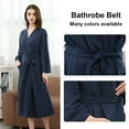 thumbnail image 2 of Unatoiry Replacement Robe Belt Easy To Clean And Comfortable Soft And Comfortable Robe Belt Replacement Dark Blue, 2 of 6