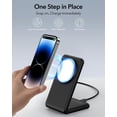 thumbnail image 4 of Soporte de cargador inalámbrico Meifigno 2 en 1 Magsafe para iPhone 16 Pro Max, 4 of 7