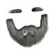 thumbnail image 4 of Conjunto de barba y cejas postizas, vello facial postizo, accesorio de disfraz, decoración para gris negro, 4 of 7