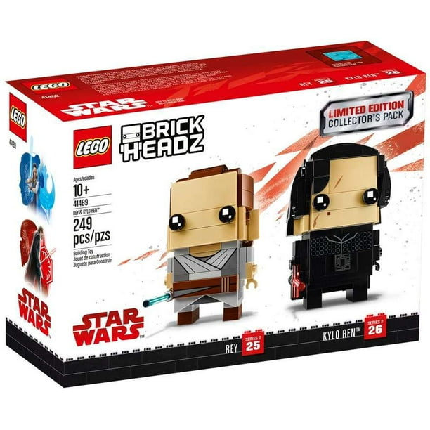 tapperhed fysisk Højttaler Star Wars Brick Headz Rey & Kylo Ren Set LEGO 41489 - Walmart.com