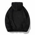 thumbnail image 6 of Kakii Men's Hoodie and Shorts Set, Matching Long Sleeve Pullover Hoodie & Elastic Waist Shorts, Casual Two-Piece Loungewear, 6 of 9