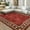 Red, variant on Hasoo 2' x 6' Washable Hallway Runner Rug Soft Kitchen Runner Rug Stain Resistant Rug for Bedroom Laundry Blue