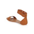 thumbnail image 3 of New Women Breckelles Joy-43 Leatherette Open Toe Ankle Strap Sandal, 3 of 5