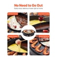 thumbnail image 6 of VEVOR Hot Pot with Grill, 1800W 2-in-1 Electric Smokeless Grill and Hot Pot, Korean BBQ Shabu Shabu Hotpot with Separate Dual Temperature Control, Non-stick Pan, for 2-8 People Family Dining, 6 of 9