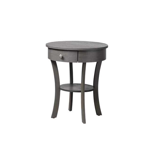 Convenience Concepts Classic Accents Schaffer End Table in Gray Wood Finish