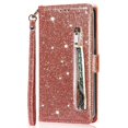 thumbnail image 4 of Case for FOXDOCK Samsung Galaxy A04s Glitter Zipper Wallet Case with Short Hand Strap, 4 of 4