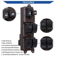 thumbnail image 1 of Botón de control del interruptor de bloqueo de la puerta maestra de Obaee compatible con Toyota Camry 2002-200 Obaee Obaee, 1 of 2