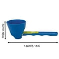 thumbnail image 3 of 1 Pc The Original Measuring Scoop + Funnel No Spill Preparation of Protein Powder, Workout & Sports Drinks, Formula & Kcup Refill Mess & Spill Free, 5.11x1.96 Inch, Green, 3 of 9