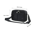 thumbnail image 2 of Bolso de mano para mujer: bolso de hombro y bandolera liviano y duradero para uso diario,2.6L(1583-NEGRO), 2 of 4