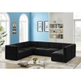 thumbnail image 2 of Meridian Furniture Quincy Black Velvet Modular Sectional, 2 of 15
