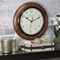 thumbnail image 1 of FirsTime & Co. Walnut Round Wall Clock, 11",10055, 1 of 1