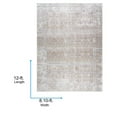 thumbnail image 6 of Livabliss x Our PNW Home Rainier Updated Traditional Washable Area Rug,8'10" x 12',Taupe, 6 of 11