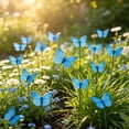 thumbnail image 5 of 5Pcs Butterfly Stakes, 4.72" Waterproof Butterfly Garden Decorations Artificial Butterflies for Flower Bouquet, Yard Patio Plant, Pot Flower Bed Home Décor(Blue), 5 of 6