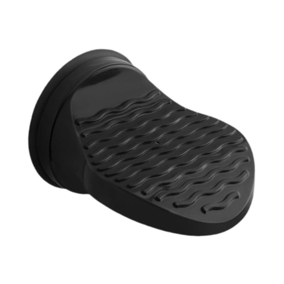 Reposapiés de ducha con potente ventosa, reutilizable, para baño, para afeitarse Negro