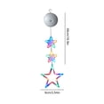 thumbnail image 4 of 3 Luces LED Navideñas para Cortina Decorativa Ventana Multicolor (estrella), 4 of 9