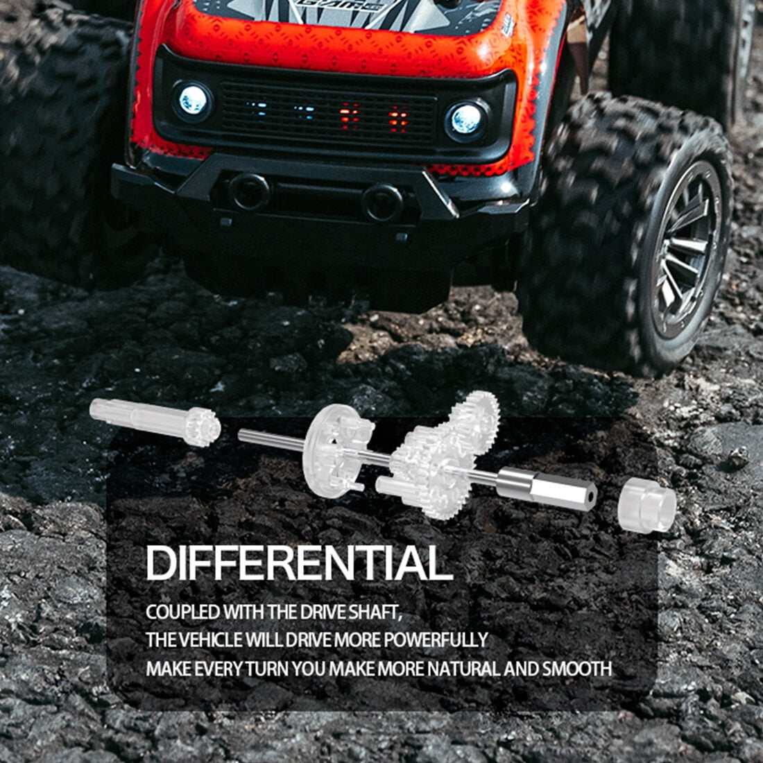 RC Electric Crawler Drift Car, 2.4GHz Mini Off-Road Truck with 2-Speed Transmission, 1/20 Scale Full Proportional Remote Control Vehicle for Collectors (RTR Version)