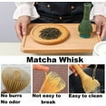 thumbnail image 4 of Matcha Whisk Set - Reusable Resin Whisk for Stirring Matcha Powder, Hot Chocolate & Milk Frothing, Easy to Clean Tea Ceremony Tool & Kitchen Gadget (Black), 4 of 7