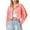 Pink, variant on Jackets for Women Fringe Coat Cropped Jacket Winter Fall Faux Suede Leather Cowboy Style Coat Long Sleeve Tassels Cardigan Coats Outerwear Casual Short Shacket Jackets Coats