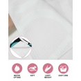 thumbnail image 6 of Turquoise Geometric Kitchen Dish Towels for Drying Dishes Set of 4, Modern Abstract Aesthetic Striped Art Waffle Weave Microfiber Hand Tea Bathroom Towels Quick Dry & Absorbent Towel 12x12, 6 of 7