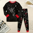 thumbnail image 2 of newwalpole Boys Cotton Outfits Long Sleeve Toddler Boys Pjs Kids Sleepwear Sets Red for Size 3-4 Years, 2 of 7