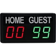 Portable Digital LED Scoreboard Electronic Scoreboard with Remote Control for Football, Basketball, Tennis, Baseball, Badminton