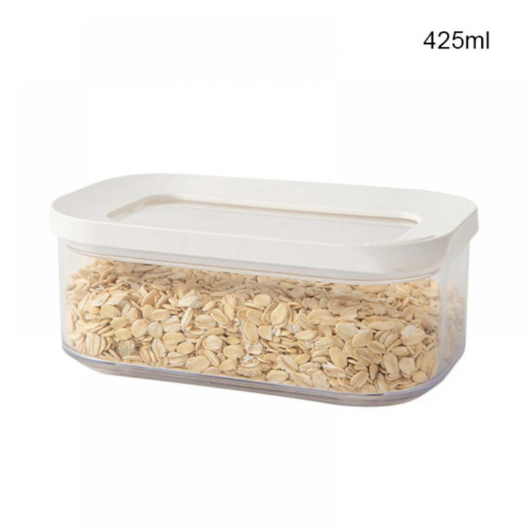 Plastic Food Storage Container With Lid For Bulk Cereals And - Temu