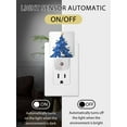 thumbnail image 2 of Christmas Night Lights Auto Sensor Blue Star Xmas Tree Plug-in LED Nightlights Dusk to Dawn for Living Room, Bedroom, Bathroom, Hallway, Stairways Wall Decor, Elk Deer Reindeer Bird Snow Night Light, 2 of 9