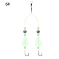 thumbnail image 1 of Lttoisl Luminous Fishing Rig with Double Hooks, Glow-in-the-Dark Floats, High-Carbon Steel, Size 10, 1 Count, Enhanced Visibility for Night Fishing, 1 of 8