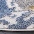 thumbnail image 3 of SAFAVIEH Palma George Abstract Area Rug, Beige/Light Blue, 6'7" x 6'7" Round, 3 of 8