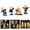 F, variant on Clearance Desktop Ornament under $10,Four Monks Decoration Cute Little Monks Monk Statues Buddha Statues Small Cute Buddha Statues Resin Crafts Decorations