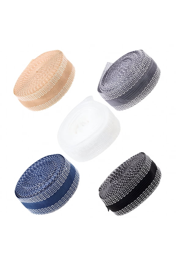 Hemming Tape for Pants Adhesive 5 Rolls Iron Tapes Jeans Patch DIY Clothing Accessories Trouser Crimping Polyester