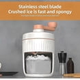 thumbnail image 3 of Shaved Ice Machine - Hand Crank Slushie Maker Machine with Free Ice Cube Tray Portable Snow Cone Machine with Stainless Steel Blades compatible Ice Cream / S_Perfect Gift, 3 of 4